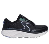 Skechers D'Lux Walker 2.0 - Active Pace Chaussures Moyen Width en Noir/Lavande, Pointure 37.5, Vegan, Lavable en machine