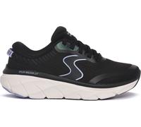 Skechers D'Lux Walker 2.0 - Active Pace Shoes Moyen Width en Noir/Lavande, Pointure 38, Vegan, Lavable en machine