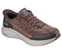 Skechers D'lux Walker 2.0 Reeler Baskets pour Homme, Bordure Noire en Maille Noire, 9 UK Wide