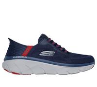 Skechers D'lux Walker 2.0 Rezinate Chaussures Mains Libres BasketHomme | Marche décontractée, slips, coupe décontractée, mousse à mémoire de forme refroidie à l'air, lavable en machine
