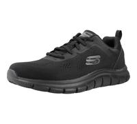 Skechers Baskets Track Broader pour homme, Maille PU noire, 48,5 EU