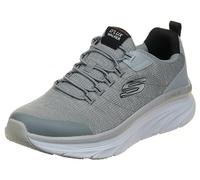 Skechers D'lux Walker Pensive Oxford pour homme, Gris/noir, 13 Wide