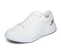 Skechers Drive 6 Arch Chaussures de Golf sans Crampons en Cuir pour Homme Coupe décontractée, Blanc, 41.5 EU