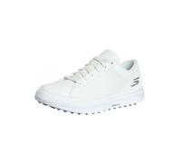 Skechers Drive 6 Arch Chaussures de golf sans crampons en cuir pour homme Coupe décontractée, blanc, 44 EU
