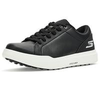 Skechers Drive 6 Arch Fit Chaussures de Golf imperméables en Cuir pour Femme Coupe décontractée, Noir, 6.5