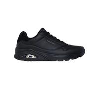 Skechers Duraleather Bungee Lace Sneaker Mode Noir Chaussures Homme