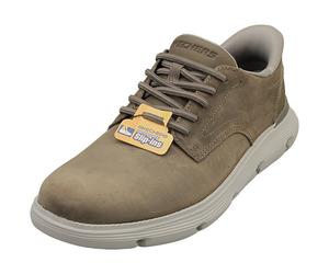 Skechers Duran Slip-Ins Casual Trainers Homme Châtaigne Foncé - 46 EU