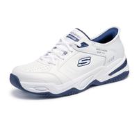 Skechers Baskets à enfiler Durham – Mains libres pour homme, blanc, 8 X-Wide