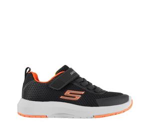 Skechers Dyna Tread Enfant Chaussures De Sport Baskets Basses Fermeture Velcro-Gris-33