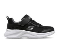 Skechers Boys Baskets, Black Textile/Synthetic/Charcoal Trim, 43 EU