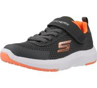 Skechers Dyna Tread Enfant Chaussures De Sport Baskets Basses Fermeture Velcro-Gris-28