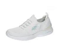 Skechers Dynamight 149754 Perfect Steps Baskets pour femme Blanc, Blanc/vert menthe, 39 EU