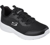 Skechers Dynamight 2.0 Social Orbit Womens Trainers Noir/Blanc 7 (40) Female