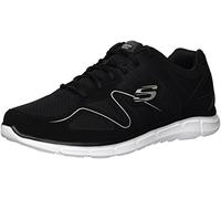 Skechers Dynamight 58360-GRY Chaussures de Sport pour Homme, Noir/Blanc, 42.5 EU