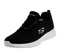 Skechers Dynamight 58360-GRY Chaussures de Sport pour Homme, Noir/Blanc, 43 EU