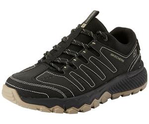 Skechers Dynamite atTrekking Low Cut pour Homme, Bordure en Maille synthétique Noire, 43 EU