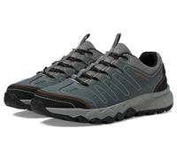 Skechers Homme Dynamite à Trekking Low Cut, Garniture en Maille synthétique Grise, 43 EU