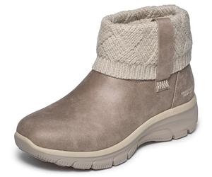 Skechers Easy Going - LatteMule pour femme | Mains libres, coupe ample, mousse à mémoire de forme refroidie par air, doublure en fausse fourrure