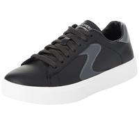 Skechers Eden LX Top Grade, Eden LX Haut DE Gamme, Black Duraleather/White Trim,