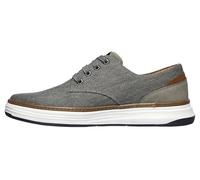 Skechers Chaussures Oxford en Toile Moreno pour Homme, Taupe, 41.5 EU Large