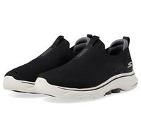 Skechers Edgeride Commissioner Baskets à Enfiler Mains Libres pour Homme, Textile Noir et Anthracite, 42 EU