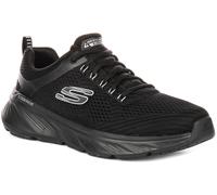 Skechers Edgeride Conten Lacets Écologiques Pour Hommes En Noir UK 7 - 12