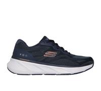 Skechers Homme Edgeride Konzo Basket, Navy Mesh/Orange PU, 43 EU