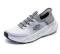 Skechers Edgeride Raygo Baskets à enfiler mains libres pour homme, Blanc/gris, 45 EU