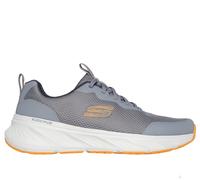 Skechers Edgeride- Rekze Shoes Moyen Width en Gris/Orange, Pointure 41.5, Vegan, Lavable en machine
