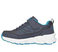 Skechers Elite Sport Tread Aquavek Baskets pour garçon, Textile synthétique Gris avec Bordure Bleue, 9.5 UK Child