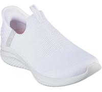 Skechers Engineered Stretch Knitted Slip-On Low-Top Trainers BLANC US 6 Female