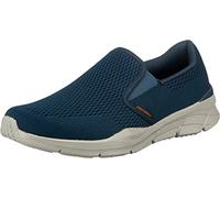 Skechers Equalizer 4.0 Baskets Enfiler Homme Bleu (Navy Engineered Mesh/orange Trim Nvor) 43 EU