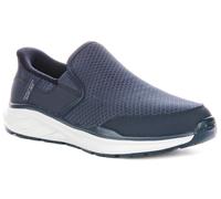Skechers Equalizer 6.0 Relax Fit Lacet Maille Hommes Formateur En Navy UK 7 - 12