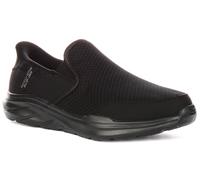 Skechers Equalizer 6.0 Stoaver Relax Fit Lace Up Hommes Trainer En Noir EU 41-46