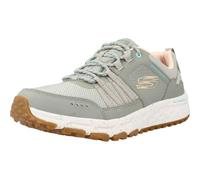 Skechers Chaussures femme 180061 BkhpTrekking Low Cut Bordure maille cuir Olive Rose clair 37 EU