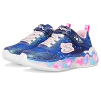 Skechers Eternal Heart Lights Basket, Navy, 22 EU