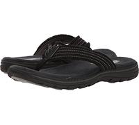 Skechers Evented - Arven, Sandales Bout ouvert homme, Noir (Black), 39.5 EU