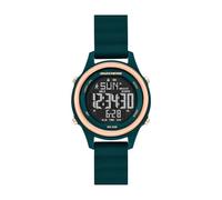 Skechers Fairhaven SR6349 Montre numérique en silicone pour femme Vert