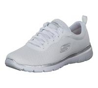Skechers Femme 13070-WSL_38 Sneakers Basses, Blanc Argent