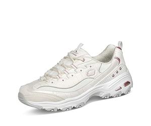 Skechers Femme 149267 Wlv, Garniture Lavande Duraleather Blanc, 35 EU