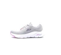 Skechers Femme 149722 Gymt Baskets, Grey Mesh Lavender Light Blue Trim, 39 EU