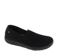 Skechers Femme 158486 BBK Chaussures décontractées, Tricot Noir, 36.5 EU