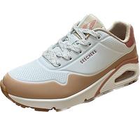Skechers Femme 177121 Wtan Baskets, Bordure en TPU Corail Blanc Durabuck, 41 EU