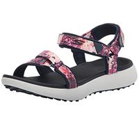 Skechers Femme 600 Spikeless Golf Sandal Chaussure, Bleu Marine/Multi Tropics, 37 EU