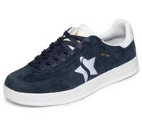 Skechers Femme Academy Court Charm Basket, Navy Leather/Trim, 38.5 EU