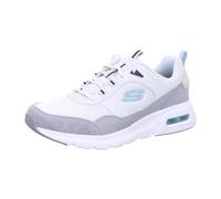 Skechers Femme AIR Court Cool Avenue, Cuir Bleu Clair Gris Clair Mesh Mul, 41 EU