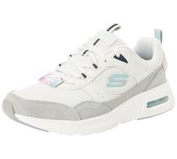 Skechers Femme AIR Court Cool Avenue, Light Blue Gray Leather Light Blue Mesh Mul, 35 EU