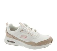 Skechers Femme AIR Court Cool Avenue, Natural Taupe Leather Natural Mesh Pink Tri, 35.5 EU