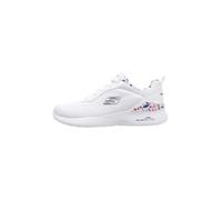 Skechers Femme Air Dynamight Baskets, Bordure en Maille Blanche, 39 EU