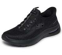 Skechers Femme AIR Summits Pure Ease Baskets, Black Mesh/Trim, 37.5 EU